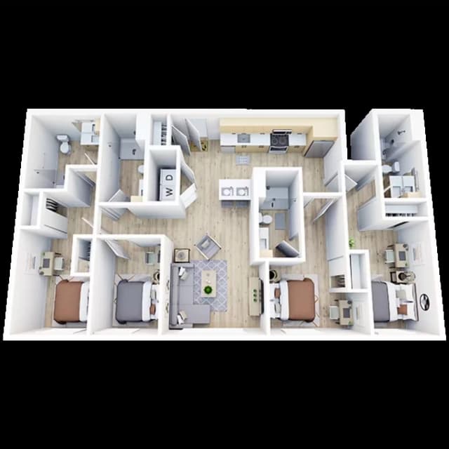 Room in 4 Bedroom 4 Bathroom | D6 main photo