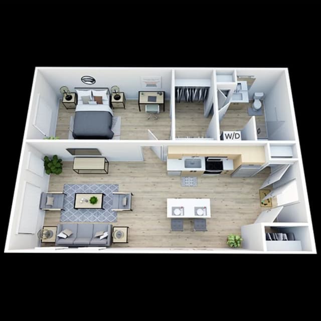 1 Bedroom 1 Bathroom | A6 main photo