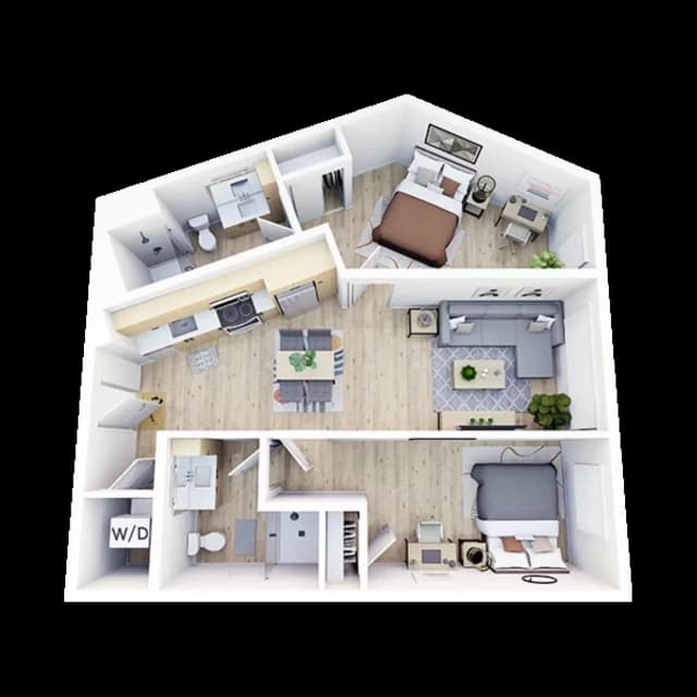 Room in 2 Bedroom 2 Bathroom | B13 main photo