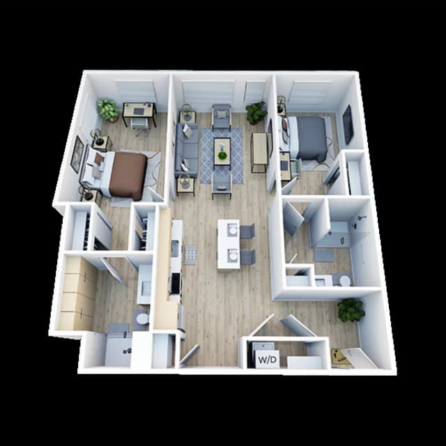 Room in 2 Bedroom 2 Bathroom | B3 main photo