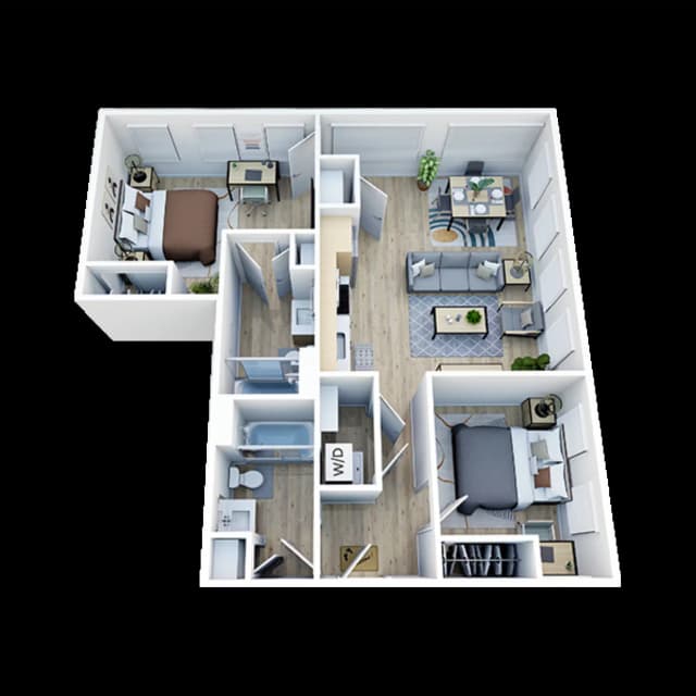 Room in 2 Bedroom 2 Bathroom | B6 main photo
