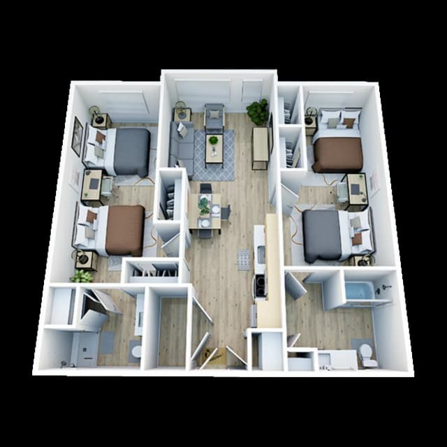 Room in 2 Bedroom 2 Bathroom | B8 main photo