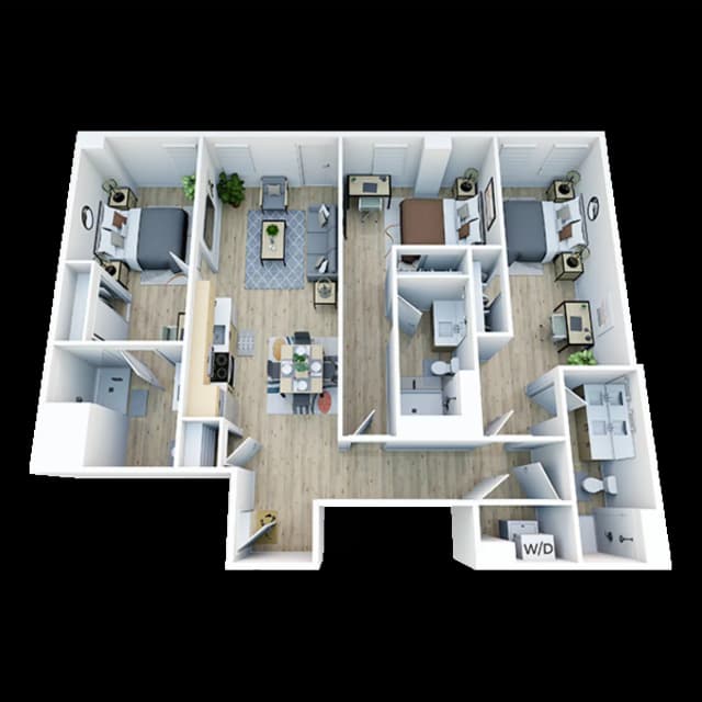 Room in 3 Bedroom 3 Bathroom | C2 main photo