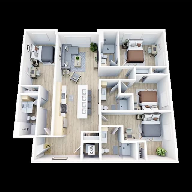 Room in 4 Bedroom 4 Bathroom | D5 main photo