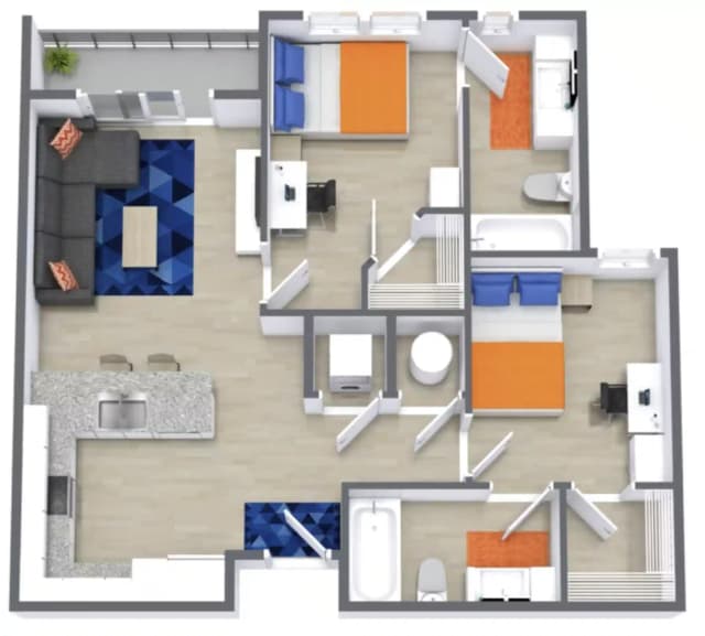 2 Bedroom 2 Bathroom main photo