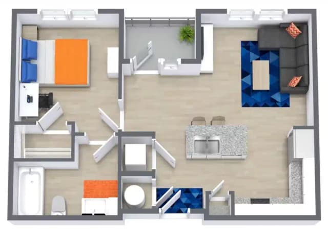 1 Bedroom 1 Bathroom main photo