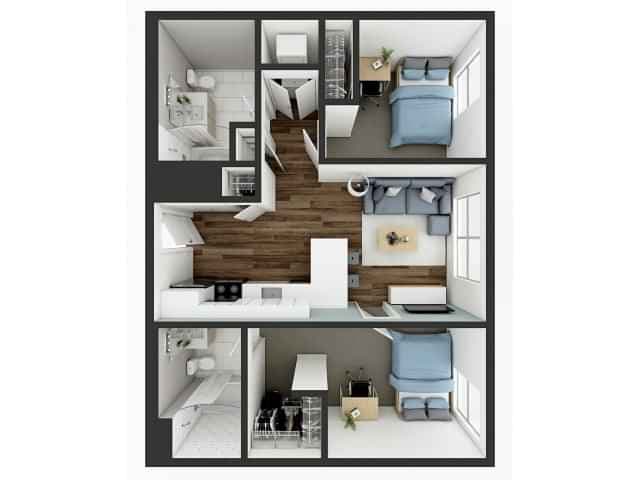 2 Bedroom 2 Bathroom Apartment main photo