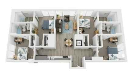 Room in 4 Bedroom 4 Bathroom | D1 main photo