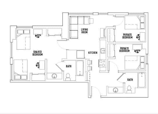 Room in 3 Bed - 2 Bath main photo