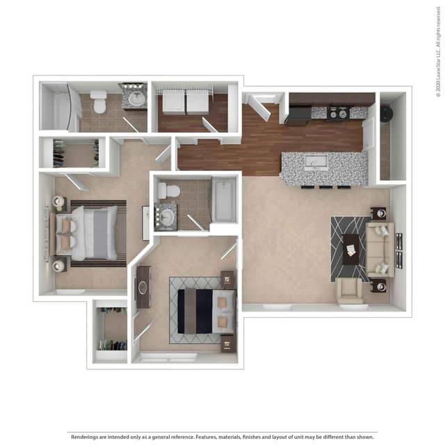 Room in 2 Bedroom 2 Bathroom | 2B 2B main photo