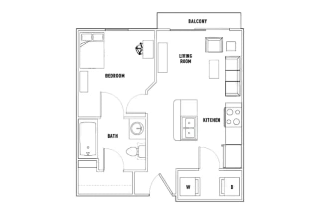 1 Bed - 1 Bath Smart main photo