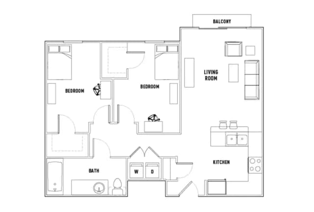 Room in 2 Bed - 1 Bath B main photo