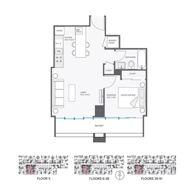 1 Bed 1 Bath main photo