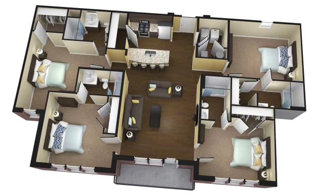 Bretona I  Room in 4 Bed 4 Bath main photo