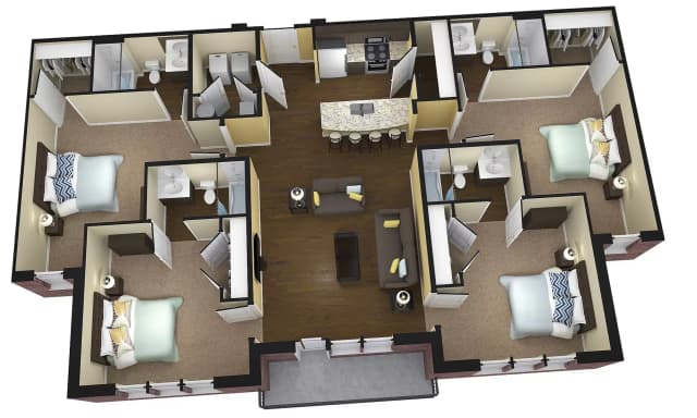 Bretona II Room in 4 Bed 4 Bath main photo