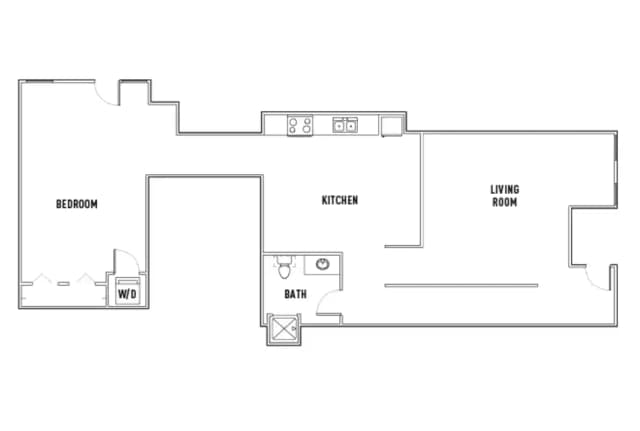 1 Bed - 1 Bath E Shared main photo