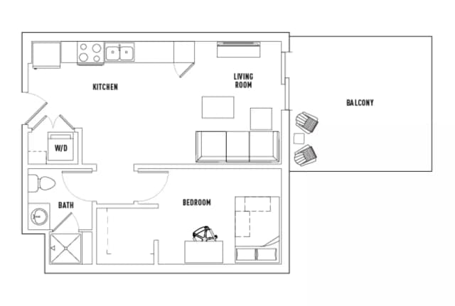 1 Bed - 1 Bath B Premium main photo