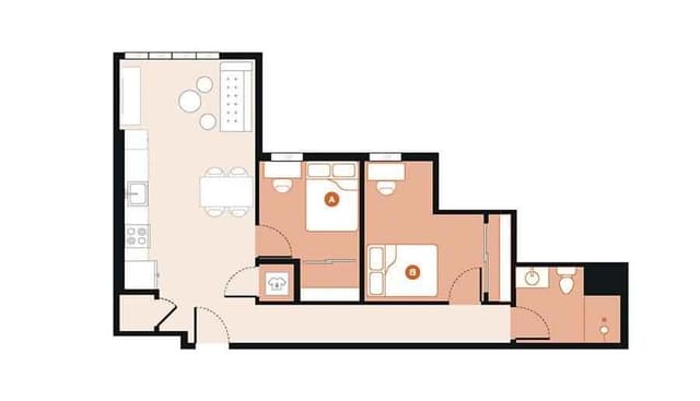 2 Bed 1 Bath main photo