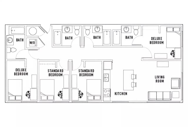 Room in 4 Bed - 4 Bath C main photo