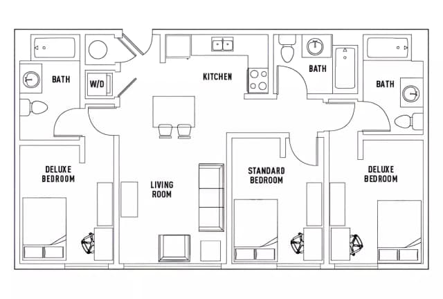 Room in 3 Bed - 3 Bath C main photo