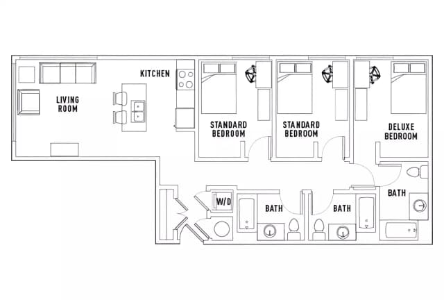 Room in 3 Bed - 3 Bath D main photo