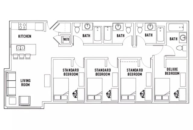 Room in 4 Bed - 4 Bath B main photo