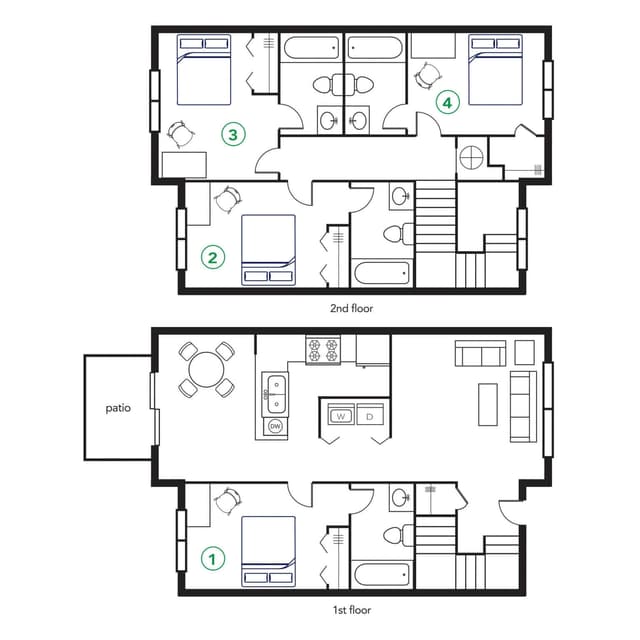 Private Room - Townhome Premium (4 Bed - 4 Bath) main photo