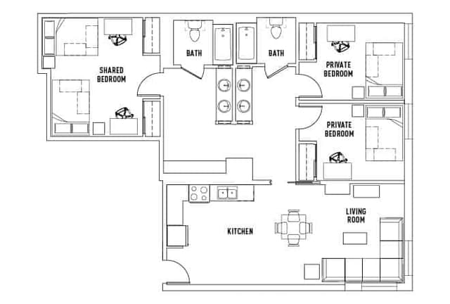 Room in 3 Bed - 2 Bath main photo