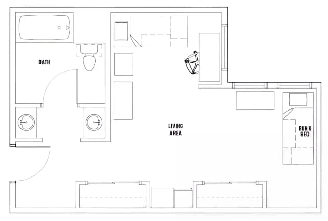 1 Bed - 1 Bath Triple main photo