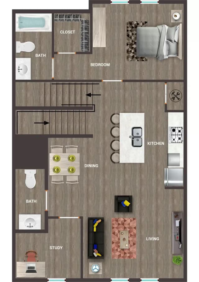 Room in 4 Bedroom 4 Bathroom | D1 main photo