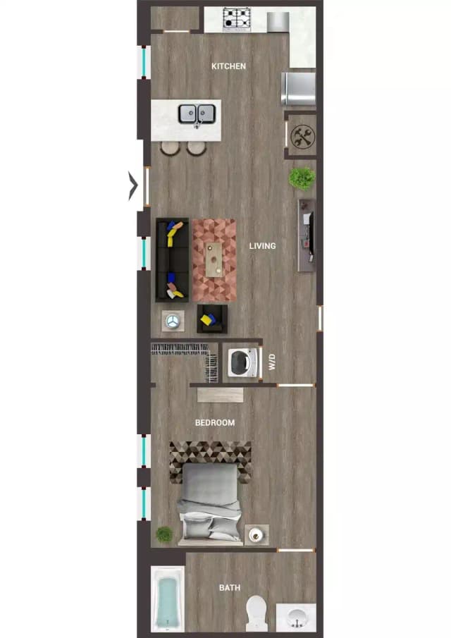 1 Bedroom 1 Bathroom | A1 main photo