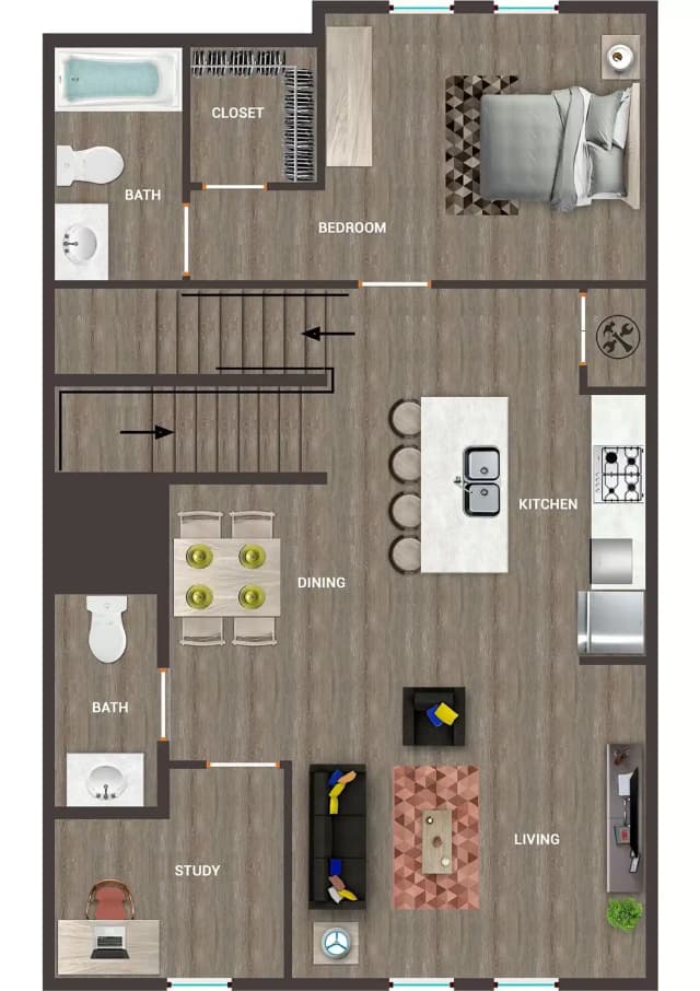 Room in 4 Bedroom 4 Bathroom | D2 main photo
