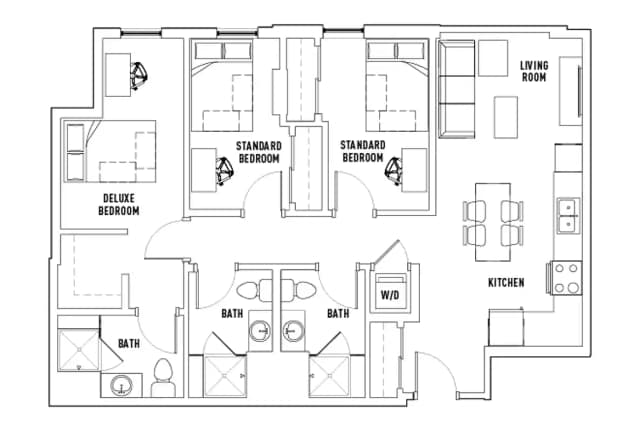 Room in 3 Bed - 3 Bath B main photo