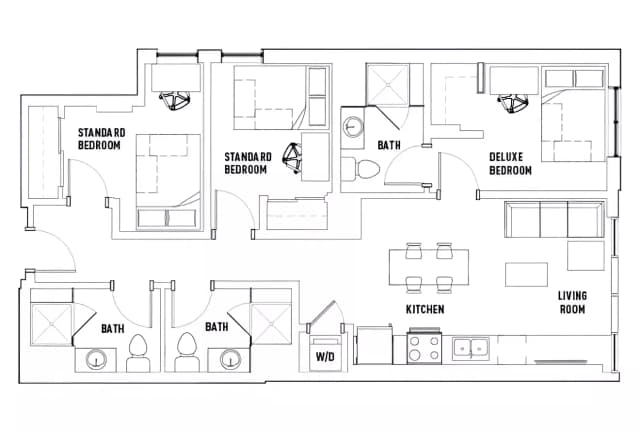 Room in 3 Bed - 3 Bath A main photo
