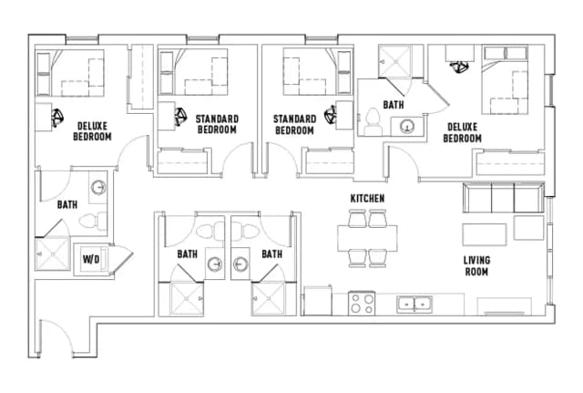 Room in 4 Bed - 4 Bath B main photo