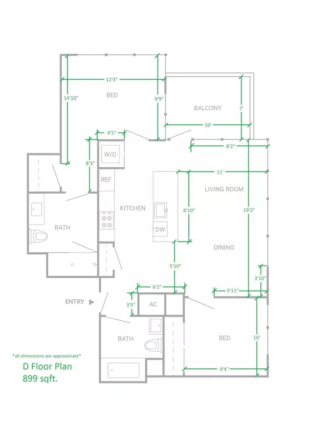 2 Bedroom 2 Bathroom main photo