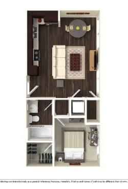 Room in 1 Bedroom 1 Bathroom | A1 main photo