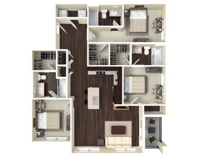 Room in 3 Bedroom 3 Bathroom | C2 main photo
