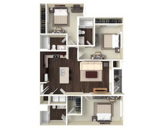 Room in 3 Bedroom 3 Bathroom | C1 main photo