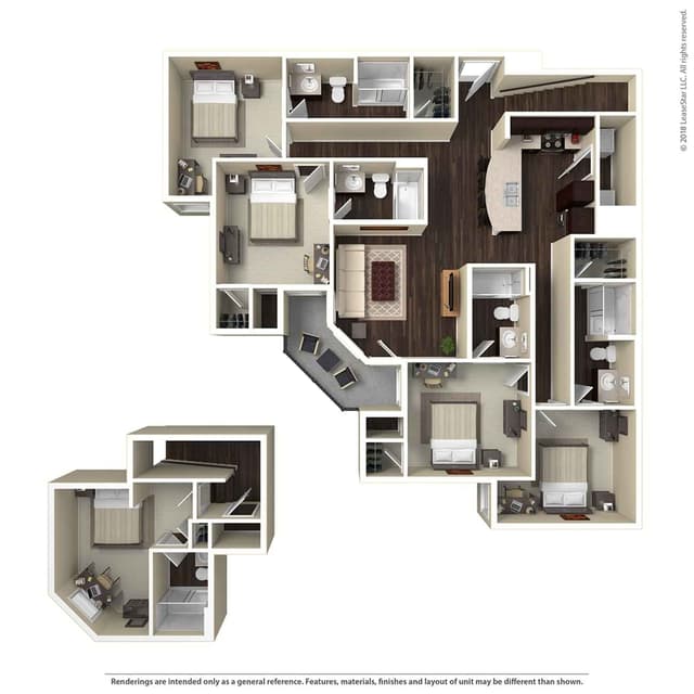 Room in 5 Bedroom 5 Bathroom | D2L main photo