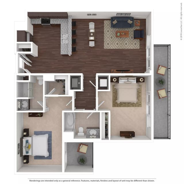The Gehry - 2 Bed 2 Bath main photo