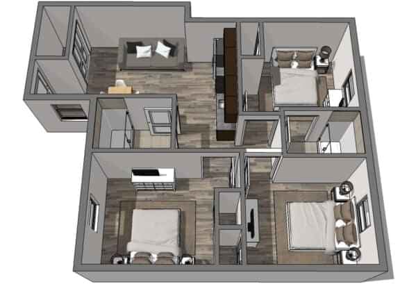 3 Bedroom 2 Bathroom Deluxe main photo
