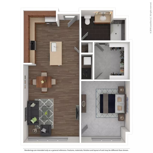 Flat #107 - 1 Bed 1 Bath main photo