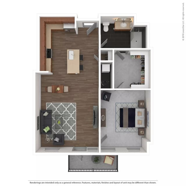 Flat #104 - 1 Bed 1 Bath main photo