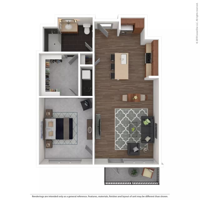 Flat #108 - 1 Bed 1 Bath main photo