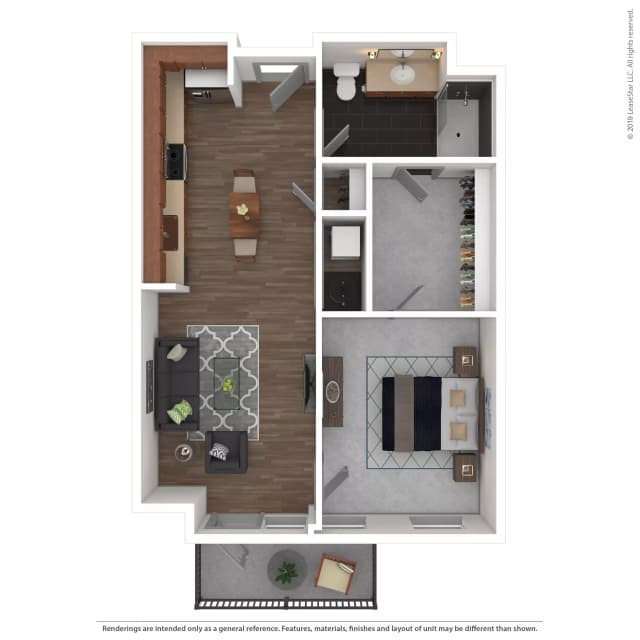 Flat #102 - 1 Bed 1 Bath main photo