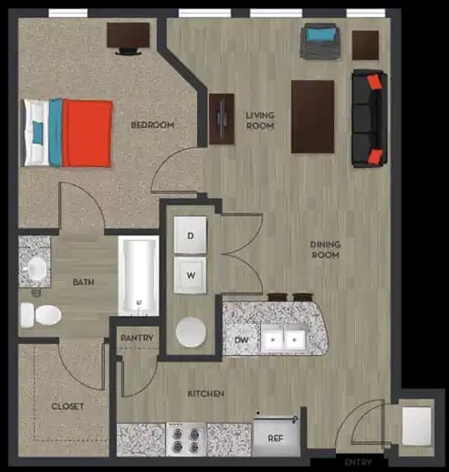 1 Bed 1 Bath main photo
