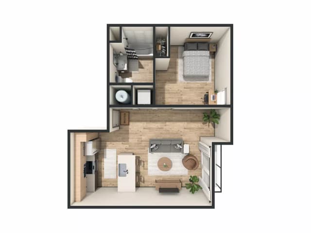 1 Bedroom 1 Bathroom | A3 main photo