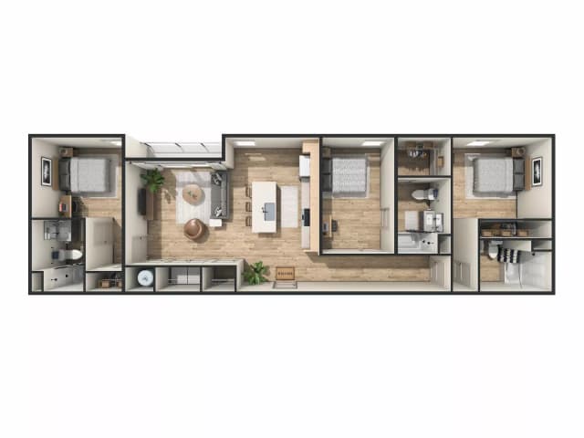 Room in 3 bedroom 3 Bathroom | C3 main photo