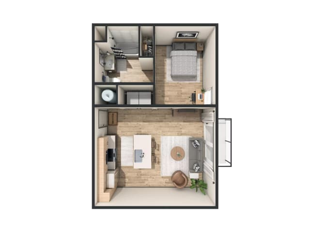 1 Bedroom 1 Bathroom | A2 main photo